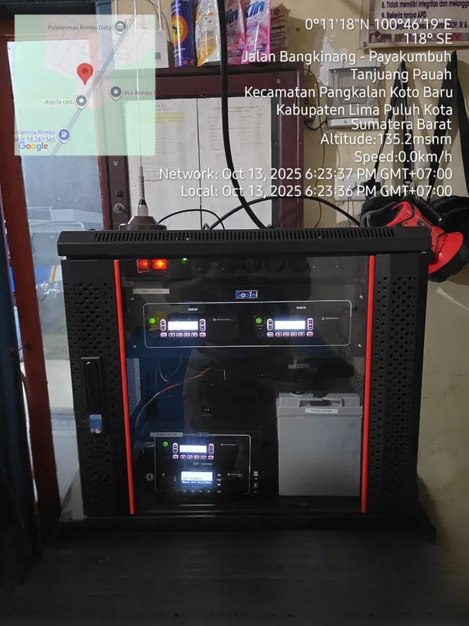 Rak router dan switch PLN Jawa Barat